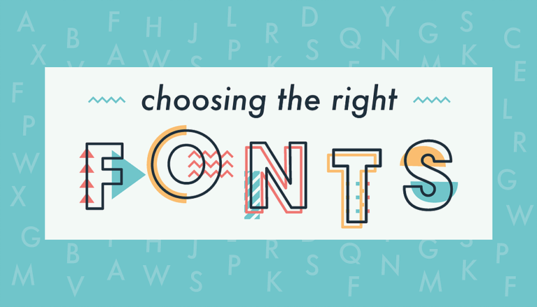 HOW TO CHOOSE A FONT FOR YOUR WEBSITE?