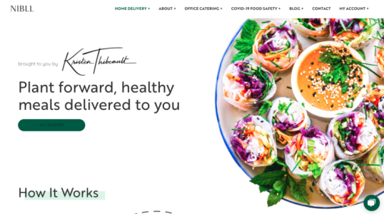 Nybll -  online catering website ecommerce